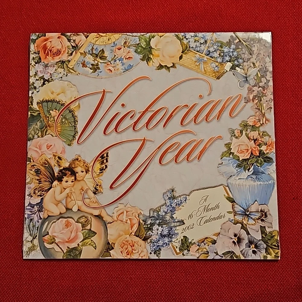 Victorian Year 16 month calendar 2002 UNOPENED collectible ephemera scrapbook